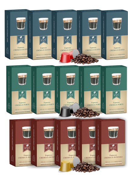 Coffee Crema E Gusto / Crema E Intenso / Crema E Forte Espresso Kapsül Kahve 15 Kutu 150 Adet Kapsül