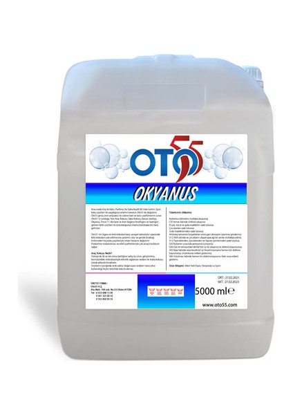 Oto 55 Okyanus Araç Spreyi 5000 ml