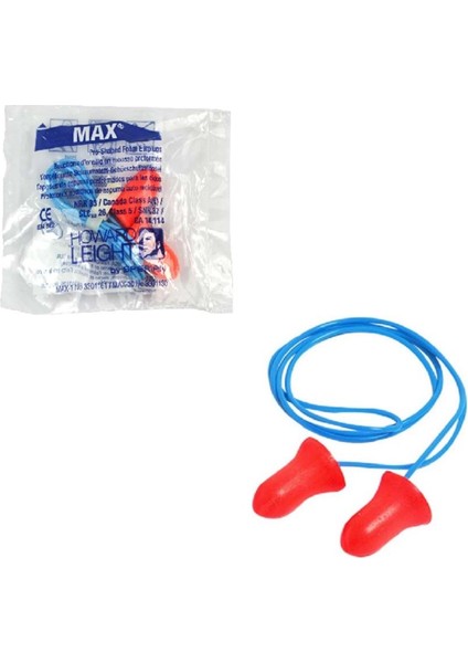 Max Kordonlu Kulak Tıkacı 1 Kutu 100 Çift