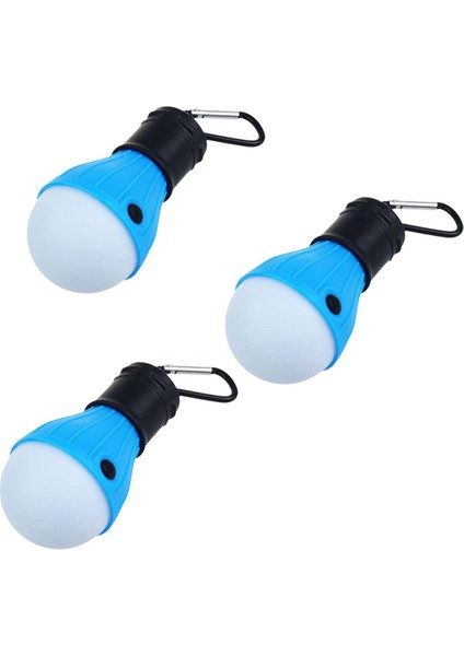 Fasdaga 3x LED Fenerler Kamp Dağcılık Ampuller Kamp Yürüyüş Balıkçılık Acil Durum Işıkları -Ed (Karabina Ile) (Yurt Dışından)