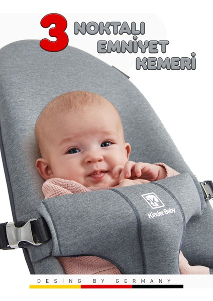 Kinder Baby Lima Üç Kademeli Ana Kucağı Taşıma Çantalı 3D Jersey