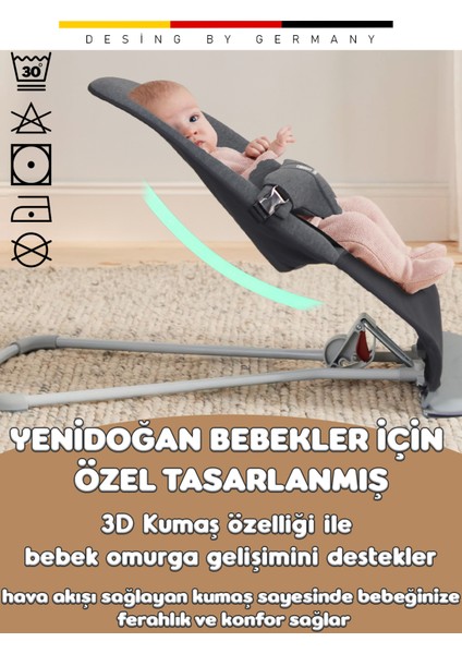 Kinder Baby Lima Üç Kademeli Ana Kucağı Taşıma Çantalı 3D Jersey