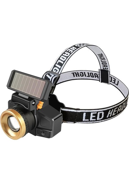 Nxfdsıoz Açık Güneş LED Başkanı Işık Lambası Su Geçirmez Sensör Far Kamp Yürüyüş Koşu Bisiklet Balıkçılık Için (Yurt Dışından)