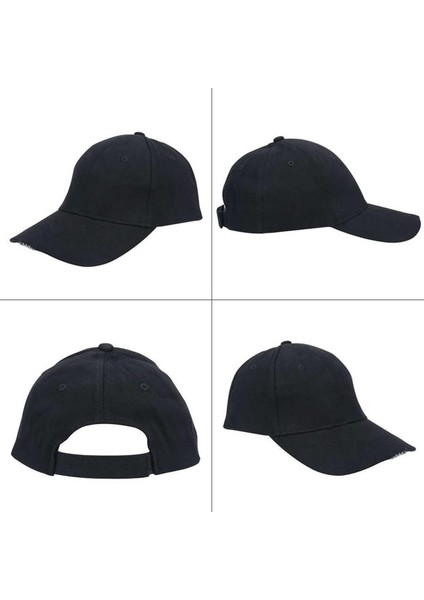 LED Pamuk Ayarlanabilir Beyzbol Şapkaları Far Şapka Gece Balıkçılık Kamp Koşu (Yurt Dışından)