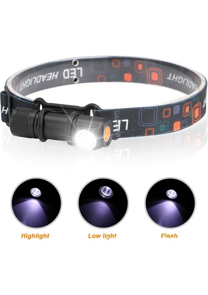 Nxfdsıoz USB Şarj Edilebilir Parlak Far Suya Dayanıklı Far 1000 Lümen, 5 Modlu (Yurt Dışından) fiyatları