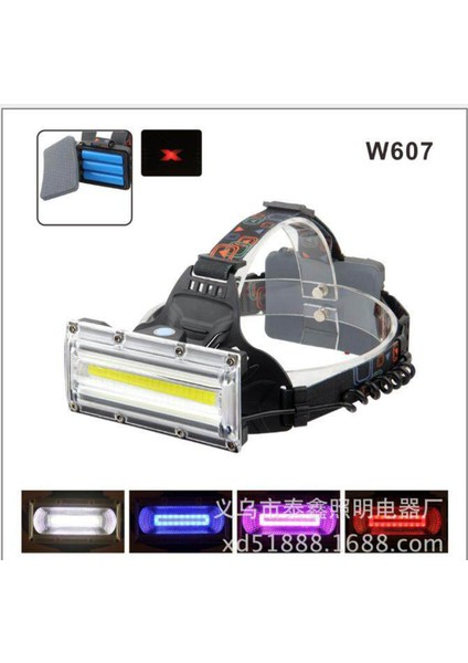 3000LM 1200MAH 30W LED Far Işığı Üç Aydınlatma Modu Siyah (Yurt Dışından)