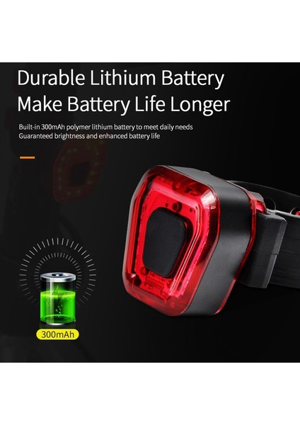 Bisiklet Bisiklet Arka Lambası Su Geçirmez USB Yol Bisikleti Işıkları Bisiklet Şarj Edilebilir Arka Işık LED Uyarı Lambası Bisiklet El Feneri (Yurt Dışından) fiyatları