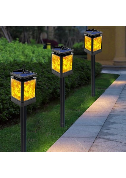 12 LED Güneş Fenerleri, Peyzaj Led'li Alev Işıkları Dekoru (Yurt Dışından) fiyatları