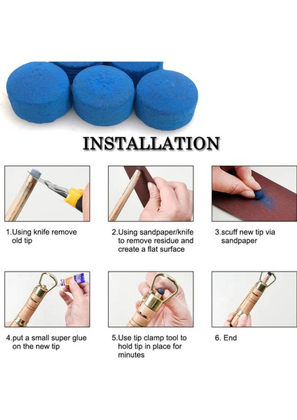 Jdxhlau 50 Adet Bilardo Isteka Ipuçları Havuz Isteka Ipuçları Bilardo Isteka Kafası Bilardo Aksesuarları 10MM Bilardo Isteka Aksesuarları (Yurt Dışından) fiyatları