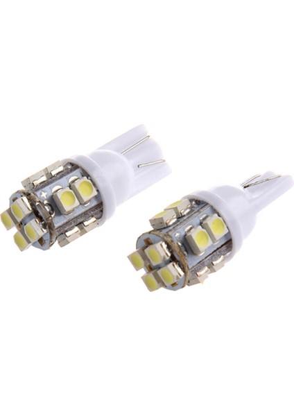 2x T10 501 194 168 W5W 12 LED Smd Saf Beyaz Yan Kama Iç Işık Lamba Ampulü (Yurt Dışından)