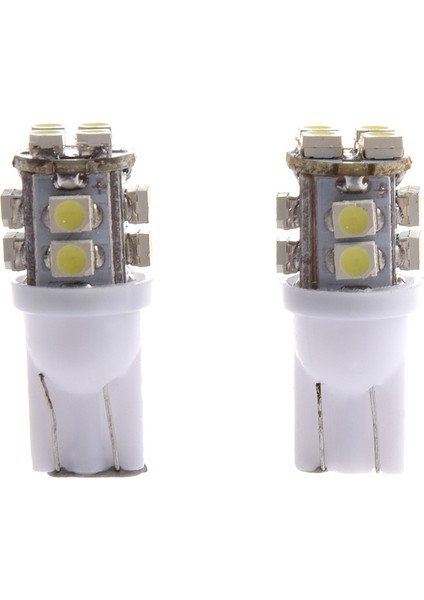 2x T10 501 194 168 W5W 12 LED Smd Saf Beyaz Yan Kama Iç Işık Lamba Ampulü (Yurt Dışından) fiyatları