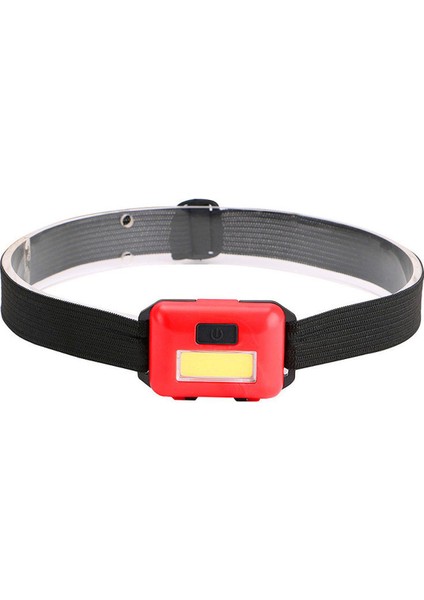 Cob LED Mini Kafa Işık Lambası Far 3 Modu Yağmur Geçirmez Kafa Torch El Feneri Kafa Açık Kamp Balıkçılık Kırmızı (Yurt Dışından)