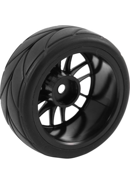 Adet 1/10 Lastik Lastik Rc Yarış Arabası Lastikleri Yol Tekerlek Jantı Için Fit Hsp Hpi 9068-6081 Rc Araba Parçası (Yurt Dışından)