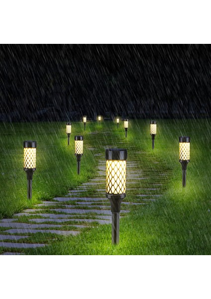 10LED Güneş Işığı Su Geçirmez Yeraltı Bahçe Lambası Açık Bahçe Yolu Aydınlatma Peyzaj Bahçe Dekorasyon Güneş Lambası B (Yurt Dışından) fiyatları