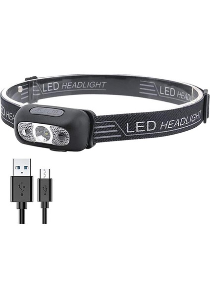 LED Far El Feneri Torch Başkanı Işık Lambası Açık Kamp Balıkçılık Için Xpe Kafa Işık Lambası (Yurt Dışından)