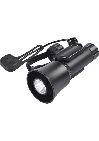 Q5 Far El Feneri ile Çok Fonksiyonlu Bisiklet Kornası Siyah (Yurt Dışından)