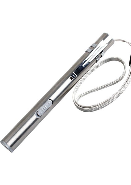USB Şarjlı Mini Beyaz Işık El Feneri Kalem Klipsi ile Süper Parlak Kalem Tipi Tek Modlu LED Elektrikli Torch (Yurt Dışından) fiyatları