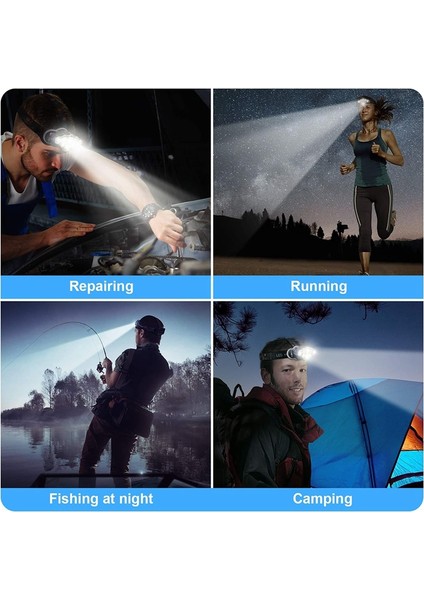 Xhhdqes Far Şarj Edilebilir 8led USB Şarj Edilebilir Kafa Lambası Süper Parlak Açık Şarj Edilebilir Kafa El Feneri Ipx4 Su Geçirmez (Yurt Dışından) fiyatları