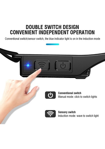 Zoroom Cob LED Far Şarj Edilebilir Kafa Feneri Far Hareket Sensörü Kafa Bandı Lambası Kamp Koşu Balıkçılık (Yurt Dışından) fiyatları