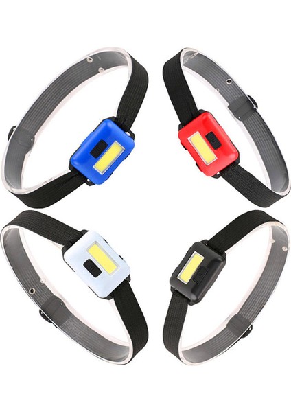 Quanbu Cob LED Mini Kafa Işık Lambası Far 3 Modu Yağmur Geçirmez Kafa Torch El Feneri Kafa Açık Kamp Balıkçılık Siyah (Yurt Dışından)