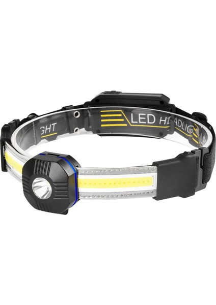 LED Kafa Işık Lambası Xpg + Cob Hareket Parlak Kafa Işık Lambası USB Şarj Edilebilir Far Balıkçılık Koşu ve Kamp Için (Yurt Dışından)