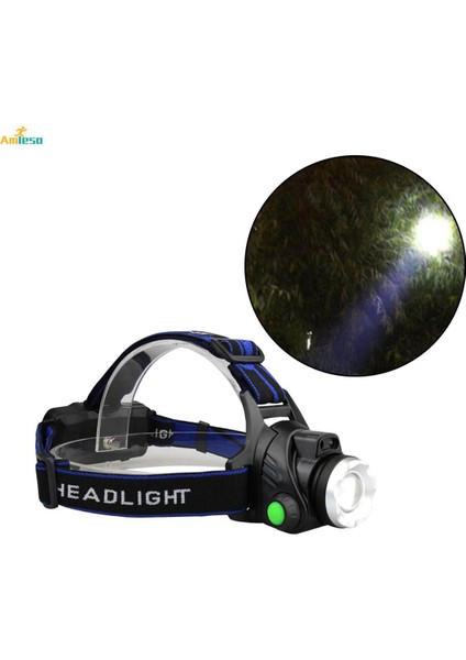 El Feneri, Şarj Edilebilir Led, T6 Far Kamp, Yürüyüş, Açık Hava, Avcılık Için Mükemmel (Yurt Dışından)