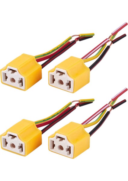 Adet H4 9003 Hb2 Dişi Seramik Kablo Demeti Far Soketleri Fişi (Yurt Dışından)