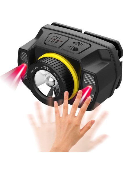 LED Ligent Indüksiyon Far Döner Zoom Far Orch El Feneri (Yurt Dışından)