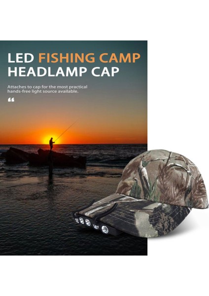 Ha 5 LED Kap Işık Şapka Işığı Balıkçılık Far Gece Balıkçılık Işığı Pil-Siyah ile (Yurt Dışından) fiyatları