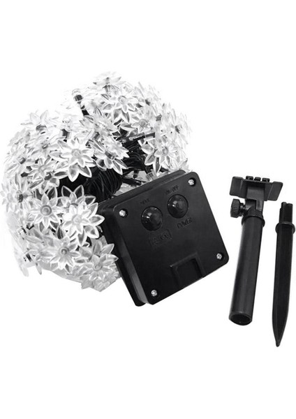 50LED Işık 10 M Lotus Çiçeği Işık Dize Dize Işıkları Kapalı ve Açık Düğün Noel Partisi Veranda Çelenk Dekorasyon (Yurt Dışından)