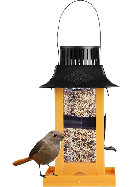 [yeni Koleksiyon Seçimi] --- Güneş Enerjili LED Kuş Besleyici, LED Gece Aydınlatması ile Bahçe Veranda Feneri (Yurt Dışından)