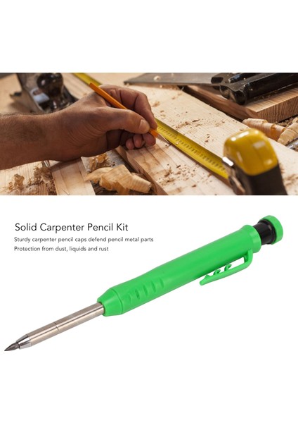 Ağaç Işleme Kalem Seti, Taşınabilir Geniş Uygulama Marangoz Kalemi Toz Geçirmez Ahşap Kapaklı Dahili Kalemtıraş (Yurt Dışından) fiyatları