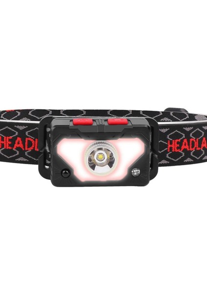 LED Dış Mekan Balık Tutma Farı Cob Güçlü Far Xpg+Cob Far (Yurt Dışından)