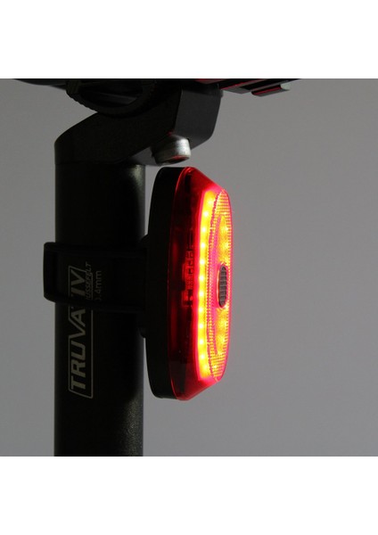 A1 Bisiklet Fren Lambası Indüksiyon Bisiklet Parlak Işık USB El Feneri Bisiklet Kırmızı (Yurt Dışından) fiyatları