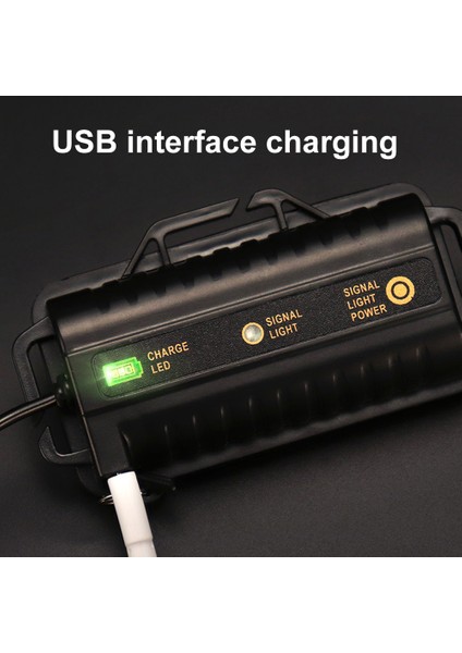 Yürüyüş USB Şarj Edilebilir Su Geçirmez 5 LED 6 Mod Far El Feneri Kafa Işığı (Yurt Dışından) fiyatları
