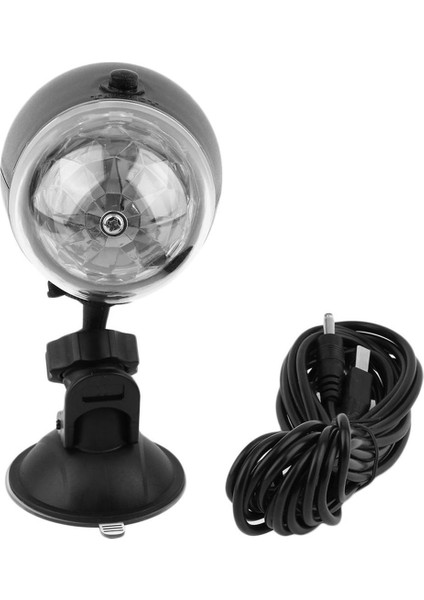 Pratik 5V Araba Gece Güvenliği Bisiklet Lambası LED Su Geçirmez Renkli Işık Lambası Siyah (Yurt Dışından)