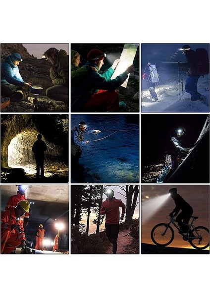 Şarj Edilebilir LED Kafa Işık Lambası, Parlak Far Açık Suya Dayanıklı (Yurt Dışından) fiyatları