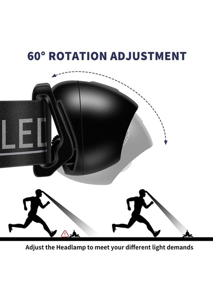 Nxfdsıoz 2 Paket LED Kafa Işık Açık Kafa Işık 5 Modu Kafa Işıkları Kamp Tırmanma Yürüyüş Balıkçılık Gece Okuma Koşu (Yurt Dışından) fiyatları