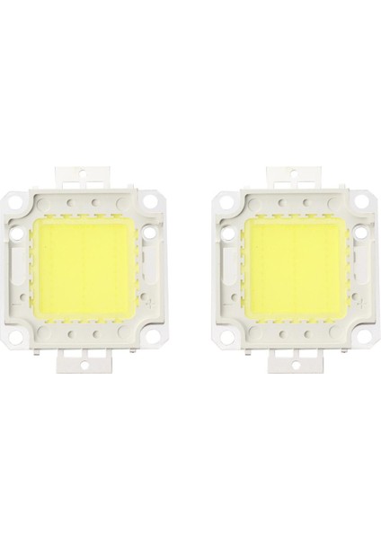 2x Yüksek 30W LED Çip Ampul Işık Lambası Dıy Beyaz 2200LM 6500K (Yurt Dışından)
