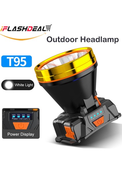 Iflashdeal Outtobe Farlar LED Far USB Şarj Edilebilir Kafa Aydınlatma Su Geçirmez Işık Far El Feneri Kamp Balıkçılık Açık Yürüyüş Far Kafa Lambası Kafa Işığı 500M Aydınlatma (Yurt Dışından)
