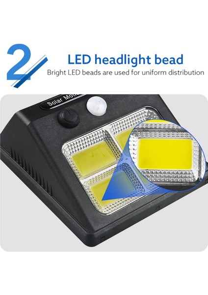 Şarj Edilebilir Güneş Işığı 32COB LED Su Geçirmez PI55 Hareket Sensörü Güvenlik Solar Lamba Dış Mekan Acil Duvar Lambası E (Yurt Dışından) fiyatları