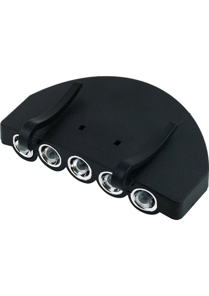 LED Balıkçılık Kamp Kafa Işık Far Kapağı Açık Hava Etkinlikleri Için Klipsli Siyah (Yurt Dışından)