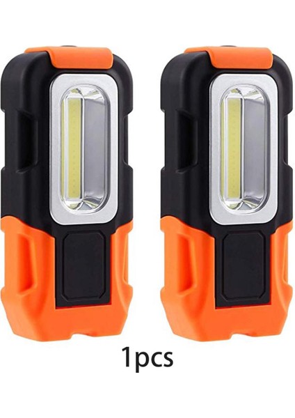 Çok Fonksiyonlu Ev Kullanımı Manyetik LED El Feneri Torch El Feneri Çalışma Işığı Turuncu (Yurt Dışından)