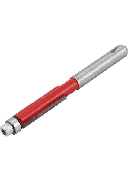 1/4 Shank Gömme Trim Yönlendirici Rulman Kesici Kesim Ucu Aracı Ahşap Kesici Alet Kırmızı ve Gümüş (Yurt Dışından)