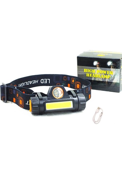 Taşınabilir Mini LED Kafa Işık Lambası El Feneri Su Geçirmez Q5 + Cob Far Kamp Gece Koşu Okuma Koşu Için (Yurt Dışından) fiyatları