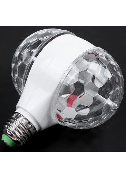 Parti Için Kristal LED Rgb E27 6W Çift Kafa Sihirli Sahne Aydınlatma Işaret Işığı (E27) (Yurt Dışından) fiyatları