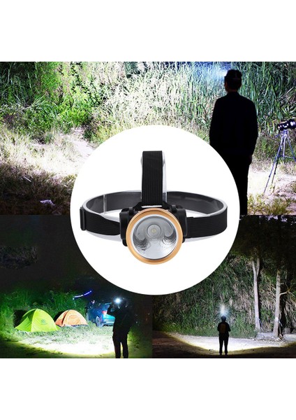 Kamp Spot Işıkları LED Far Ipx4 3 Aydınlatma Modu Balıkçılık Madencilik Dağcılık Için USB Kafaya Monte El Feneri (Yurt Dışından) fiyatları