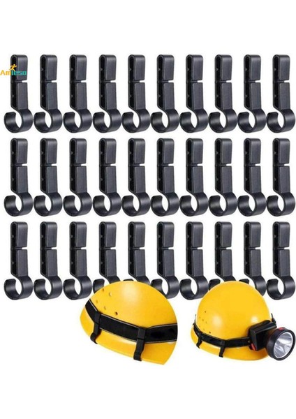 Inşaat Bareti Işık Klipsleri Için 50'li Klips Ataşmanı Paketi (Yurt Dışından)