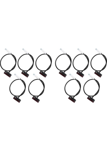 10 Adet Arka Kuyruk Lambası Stop Lambası Fren Lambaları Hattı ile Xiaomi Mijia M365 M187 Elektrikli Scooter (Yurt Dışından)