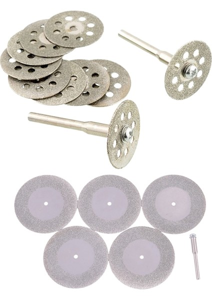 10 Adet Mini 22MM Elmas Kesme Diski Testere Bıçağı Değirmen Levhası ve 5 Adet 50MM Elmas Kesme Diskleri ve Matkap Ucu (Yurt Dışından) fırsatları